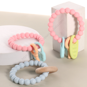 Anillo de Dentición Sensorial de Silicona Suave, Libre de BPA, para Bebés, Mordedor para Bebés, Venta al por Mayor - Product Image 5