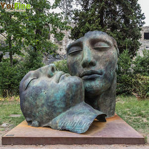 Металлическая абстрактная Бронзовая статуя для стен - Product Image 4