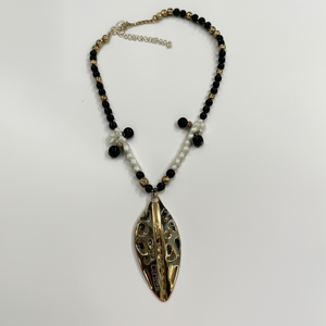 Women's Bohemian Style Gold Plated Alloy <b>Statement</b> <b>Necklace</b> with Crystal Rhinestone Plant Pattern Box Chain for Party - Product Image 2