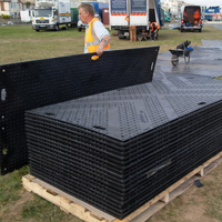 Tapis de protection pour terrains souple en UHMWPE vierge, découpe sur mesure, tapis d'accès temporaire en HDPE pour chantiers
