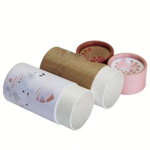 Custom <b>Mini</b> Eco Friendly Cardboard Lipstick Packaging Recycled Kraft Push up Paper Tube for <b>Lip</b> Balm - Product Image 3