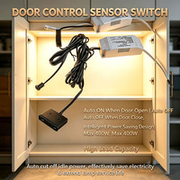 Interrupteur de contrôle LED pour armoire à capteur IR, simple ou double porte, 400W, haute puissance, marche/arrêt automatique, AC100-240V, OEM usine