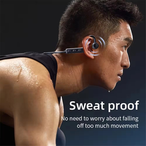 Auriculares Bluetooth de Conducción Ósea KS15, Auriculares Deportivos Impermeables Inalámbricos, Auriculares de Cuello Sin Inserción en el Oído - Product Image 5