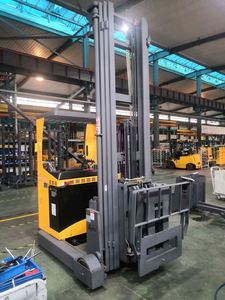 New 1.5T 2.0T Double Deep Reach Truck 1.6M-12M Single Reach Pallet Stackers Electric Scissors Reach ForkLift Truck Narrow Aisle - Product Image 6