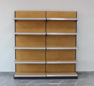 مباشر من المصنع! الثقيلة الراحة رف تخزين ضوء الخشب الحبوب نمط البقالة رفوف - Product Image 6