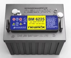 แบตเตอรี่สำรองพลังงานทดแทน NEWMAX BM6210 6V 210AH 1260Wh แบบฟลัดดิ้งแบตเตอรี่ สำหรับโซลาร์เซลล์ 6v 210ah แบตเตอรี่ตะกั่วกรดแบบฟลัดดิ้ง - Product Image 2