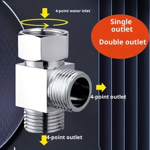 <span class=keywords><strong>Robinet</strong></span> d'angle articulé en alliage à trois voies, séparateur d'eau un entrée-deux sorties, adaptateur de <span class=keywords><strong>robinet</strong></span> <span class=keywords><strong>pour</strong></span> <span class=keywords><strong>machine</strong></span> à <span class=keywords><strong>laver</strong></span> - Product Image 1