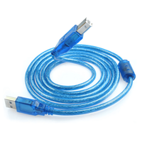 Taipuxi Usb tipo a macho a B macho 2,0 Cable de datos de impresora AM a BM USB 2,0 Cable de impresora Kabel para Escáner de impresora