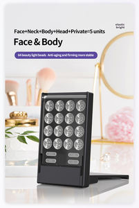 Appareil SPA LED anti-acné corps entier à petites rangées de lumières, soin intensif, réduit les ridules et les pores, renforce et revitalise la peau - Product Image 4