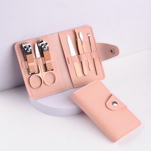 Portable Stainless Steel Manicure Pedicure Tool Set 7 Piece <b>Nail</b> Care <b>Kit</b> with Case for Home Travel - Product Image 1