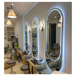 Prima moderno minimalista en forma de LED espejo inteligente montado en la pared para Hoteles Apartamentos barberías salones <span class=keywords><strong>precio</strong></span> de fábrica - Product Image 5