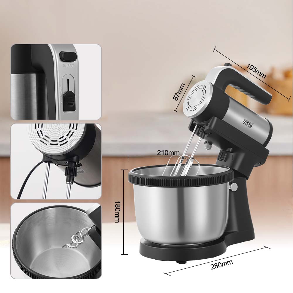 WINNING STAR 450W Electric Hand Mixer ST-5532 with 5 Speed and