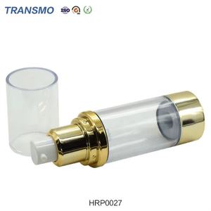 Flacon de lotion doré pour soins de la peau, conteneur de luxe écologique rond pour toner, flacon pour soins de la peau - Product Image 4