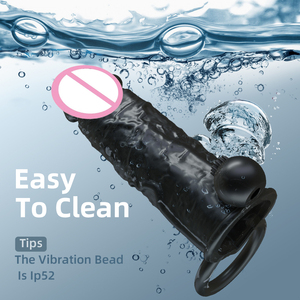 Oplaadbare USB <span class=keywords><strong>dildo</strong></span> set met afstandsbediening, siliconen, mannelijk seksspeeltje met clitorisstimulatie en glansvibratie voor mannen - Product Image 6