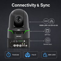 Kamera PTZ IP POE 4K 60FPS 25X Optical Zoom 12G/3G-SDI dengan AI Tracking, Pengenalan Gerakan, Auto Framing, dan Sistem Konferensi Bebas-Frekuensi