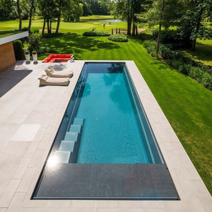 Personalizado al aire libre <span class=keywords><strong>de</strong></span> gran tamaño Playa Mar Rectangular Spa <span class=keywords><strong>piscina</strong></span> jacuzzi bajo tierra fibra <span class=keywords><strong>de</strong></span> vidrio <span class=keywords><strong>piscina</strong></span> 25m para la venta - Product Image 2