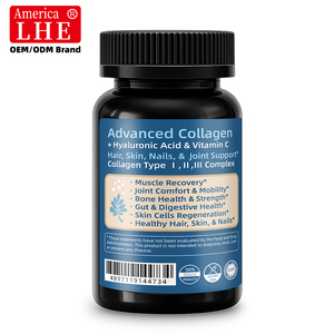Fórmula Personalizada Shecome, Fabricante de Suplementos de Colágeno Tipo I, II y III, Ácido Hialurónico, Apoyo para Articulaciones y Piel, 60 Cápsulas de Colágeno - Product Image 6