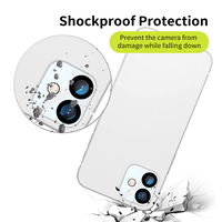 Pelindung Layar Kamera Ponsel Anti Gores Lito HD Kaca Tempered untuk iPhone 11 12 Pro Max Mini