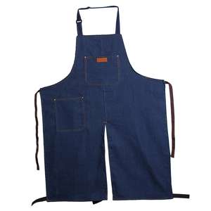 Tracolla regolabile artistico Barista Coffee Shop Kit moda 100% cotone Denim ceramica Modulare gamba grembiule per cortile - Product Image 3