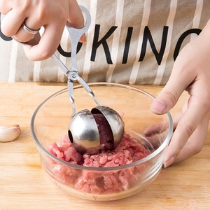 Pinces en acier inoxydable <span class=keywords><strong>pince</strong></span> à <span class=keywords><strong>boulette</strong></span> de viande <span class=keywords><strong>pince</strong></span> à boule de crevettes <span class=keywords><strong>pince</strong></span> alimentaire outils de cuisine <span class=keywords><strong>pince</strong></span> à thé vente en gros - Product Image 1