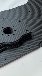 Plaque en fibre de carbone légère SHENYU, forme personnalisée, découpe CNC disponible pour l'automatisation - Product Image 2