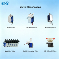 DYX-Electrovanne pour eau chaude DC6V 12V 24V, régulateur de pression d'eau pour machine à café, vanne de contrôle du niveau d'eau 2 bits