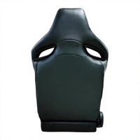 Siège de course universel réglable JIABEIR JBR9007 en PVC noir au design élégant pour simulateur de course - Pièces automobiles