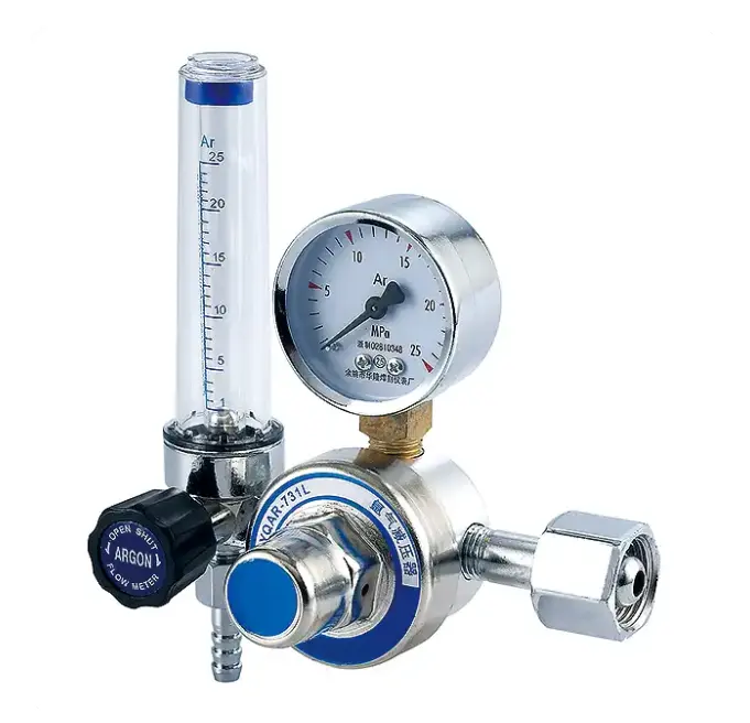 Customized Economy gas pressure argon regulator with flowmeter