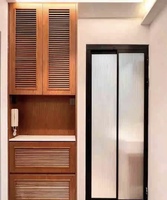 Puerta Plegable de Diseño Moderno con Aislamiento Térmico PT de Vidrio y Aleación de Aluminio, Superficie Acabada para Patio Exterior de Hospital