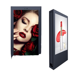 55 Inch Trạm Xe Buýt Không Thấm Nước 2500 Nits Màn Hình Quảng Cáo Lcd Màn Hình Ngoài Trời Xe Buýt Nơi Trú Ẩn LCD <span class=keywords><strong>Totem</strong></span> Hiển Thị - Product Image 1