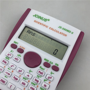 Joinus Js350ms 3 Scientific Calculator Pink Student Exam Multifunctional English Chinese Version - Product Image 3