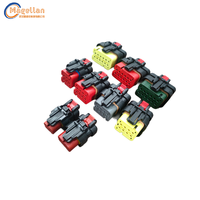 Carcasa de Receptáculo Original VW Audi de 20 Vías 8E0972420, Enchufe Rojo para Sistema MQS