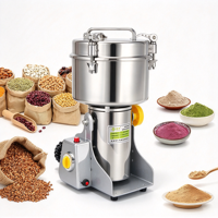 Mesin Penggiling Bumbu Elektrik Multifungsi Rumah Tangga untuk Kopi, Rempah, dan Herbal, Kapasitas 800g, Bahan Stainless Steel