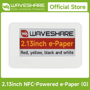 Écran e-Paper (G) alimenté par NFC de 2,13 pouces, rouge/jaune/noir/blanc, affichage 4 couleurs, sans batterie, alimentation et transfert de données sans fil K713 - Product Image 5