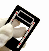Personnalisez le panneau en verre trempé ultra mince de 1.1mm avec la sérigraphie en soie