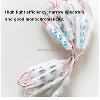Module de lampe LED haute luminosité 12V 1.5W 3W, injection ultrasonique SMD 5730, module LED coréen pour enseignes publicitaires