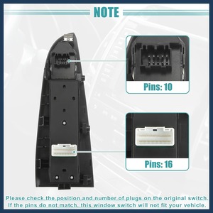 Interruptor <span class=keywords><strong>de</strong></span> ventana eléctrica <span class=keywords><strong>de</strong></span> nueva condición, interruptor <span class=keywords><strong>de</strong></span> Control del lado del conductor delantero izquierdo 93570-2H110-7U <span class=keywords><strong>para</strong></span> Hyundai Elantra 2007-2010 - Product Image 5