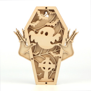 Rompecabezas 3D de Madera para Manualidades, Luz Nocturna, Juguete para Adultos, Venta al Por Mayor - Product Image 1