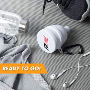 Funil para Suplemento de Proteína com Chaveiro 2 em 1, Garrafa de 120ml com Caixa para Comprimidos - Product Image 6