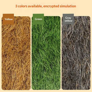 Fabricant chinois de toiture synthétique en chaume artificiel durable, résistant à l'eau, <span class=keywords><strong>avec</strong></span> support robuste en PP, anti-âge, durée de vie de 3 ans, sur mesure - Product Image 1