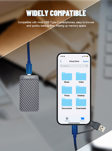 Cho oscoo mới nhất xách tay SSD 1TB bên ngoài ổ cứng 2TB Đĩa cứng Bộ nhớ 1TB 256GB xách tay SSD 4TB tất cả máy tính xách tay pssd - Product Image 5