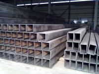 Tubería Cuadrada de Acero al Carbono Laminada en Caliente Q235 Q345, Tubo Estructural Soldado ERW, Rectangular, Delgado y Hueco
