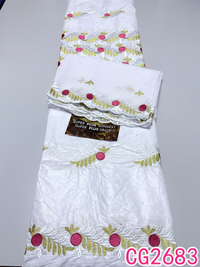 Tissu Bazin Riche en Gros avec Foulard Africain, Robe Brodée en Bazin Riche Grande Largeur 160cm pour Fête - Product Image 2