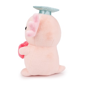 Peluche de Axolotl Rosa con Gorro de Graduación para Regalos de Graduación, Decoración de Fiestas y Exhibición en Estantes - Product Image 4