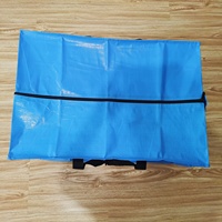 Sacs de rangement mobiles Extra larges sacs d'emballage fourre-tout mobiles conteneurs de stockage de vêtements bacs de fournitures mobiles en plastique réutilisable chine