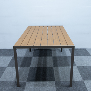 Ensemble <span class=keywords><strong>de</strong></span> table à manger <span class=keywords><strong>en</strong></span> teck avec structure <span class=keywords><strong>en</strong></span> <span class=keywords><strong>aluminium</strong></span>, 5 pièces, directement <span class=keywords><strong>de</strong></span> l'usine, confortable pour le <span class=keywords><strong>jardin</strong></span>, la terrasse, le balcon, la cour, l'hôtel - Product Image 3