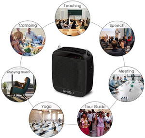 <span class=keywords><strong>Shidu</strong></span>-miniamplificador <span class=keywords><strong>de</strong></span> <span class=keywords><strong>voz</strong></span> portátil para profesores, altavoz con cable, micrófono recargable, 18W, para hablar en público - Product Image 2