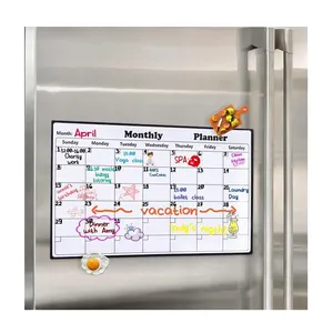 Original Fridge Magnet Calendar Custom Weekly Magnetic Calendar