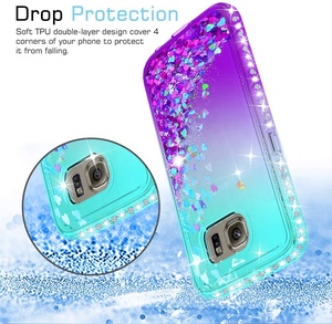 <span class=keywords><strong>Custodia</strong></span> per <span class=keywords><strong>Samsung</strong></span> Galaxy <span class=keywords><strong>S6</strong></span> S25FE con vetro temperato protezione dello schermo 2 Pack <span class=keywords><strong>custodia</strong></span> in Silicone per ragazze <span class=keywords><strong>custodia</strong></span> per telefono - Product Image 4