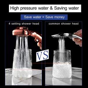 Cabezales <span class=keywords><strong>de</strong></span> ducha <span class=keywords><strong>de</strong></span> alta presión, ajuste <span class=keywords><strong>de</strong></span> 4 pulverizadores, multifunciones con interruptor <span class=keywords><strong>de</strong></span> encendido/apagado - Product Image 6